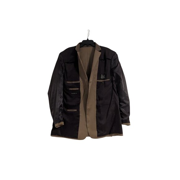 ✨Jos. A. Bank 100% Wool Tailored Fit Blazer 46L Traveler’s Collection Tan Jacket - Picture 4 of 7